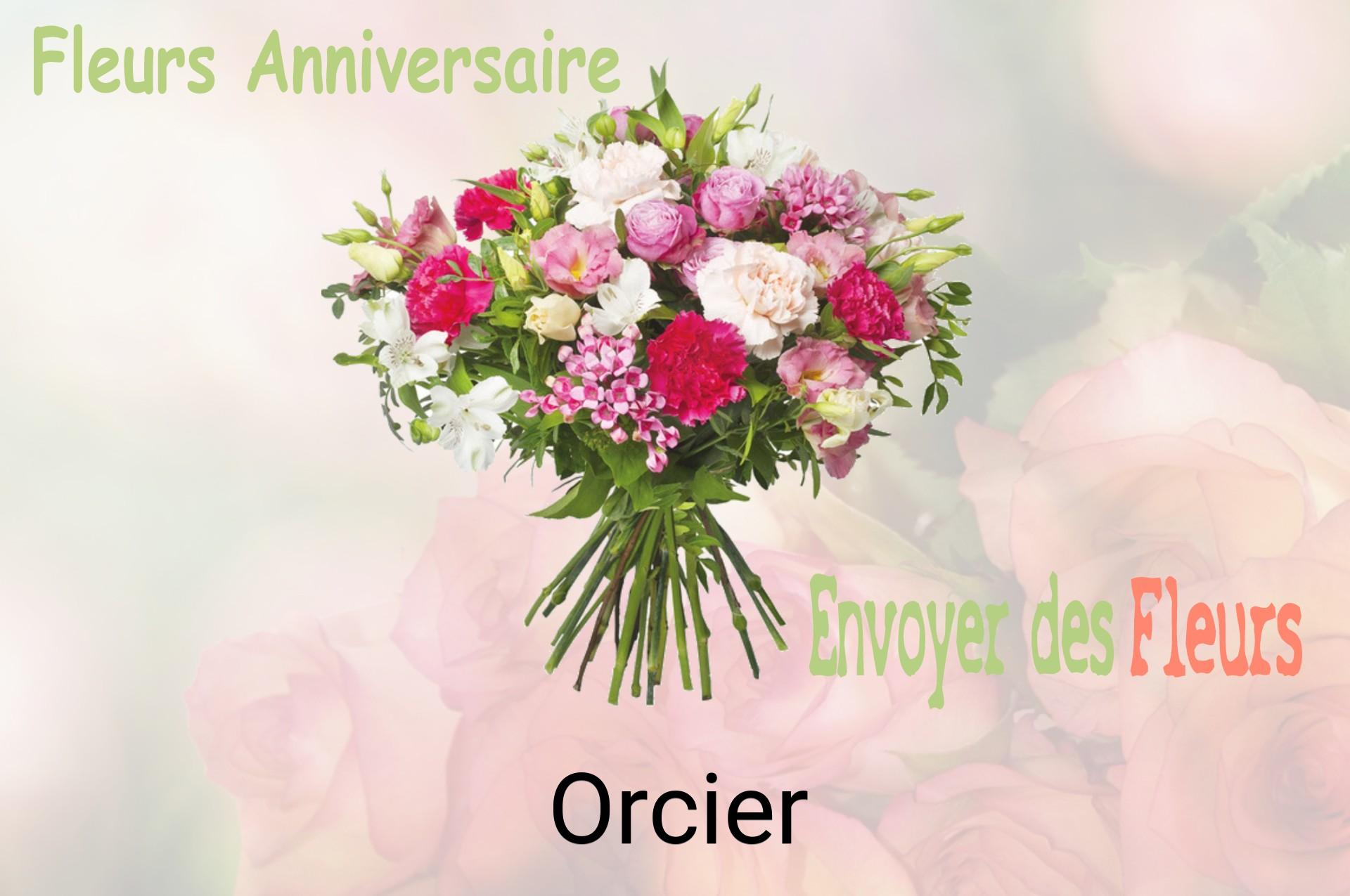 Bouquet de fleurs d’anniversaire livré à Orcier